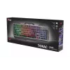 Teclado gaming Trust GXT 856 Torac USB QWERTZ alemão preto RGB LED