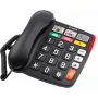 Telefone analógico Olympia 4500 preto branco