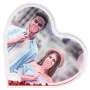 Moldura individual Hama Heart vermelha, transparente