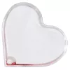 Moldura individual Hama Heart vermelha, transparente