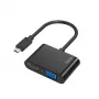Adaptador gráfico USB Hama 00200313 4096 x 2160 píxeis preto