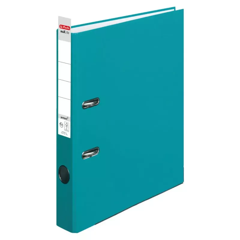 Ficheiro de argolas A4 Herlitz 50015955 turquesa