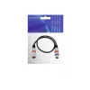 Cabo de áudio Omnitronic 30220401 0,5 m XLR de 3 pinos preto