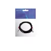 Cabo de áudio XLR 3 pinos Omnitronic 3022050R 5 m preto