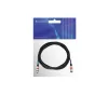 Cabo de áudio XLR 3 pinos Omnitronic 3022052R 7,5 m preto