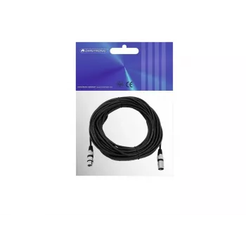Cabo de áudio Omnitronic 3022058N 20 m XLR (3 pinos) preto
