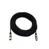 Cabo de áudio Omnitronic 30220590 25 m XLR 3 pinos preto