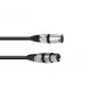 Cabo de áudio Omnitronic 30220590 25 m XLR 3 pinos preto