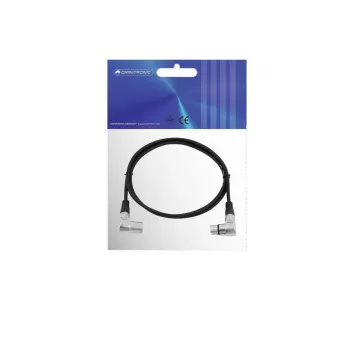 Cabo de áudio Omnitronic 30220630 1,5 m XLR 3 pinos preto