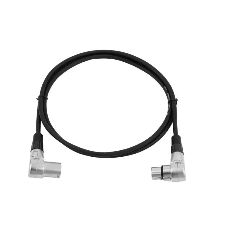 Cabo de áudio Omnitronic 30220630 1,5 m XLR 3 pinos preto