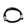 Cabo de áudio Omnitronic 30220761 0,5 m XLR 5 pinos preto