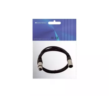 Cabo de áudio XLR 5 pinos Omnitronic 30220765