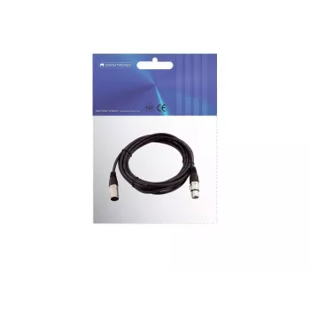 Cabo de áudio XLR 5 pinos Omnitronic 30220769