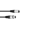 Cabo de áudio XLR 5 pinos Omnitronic 30220769