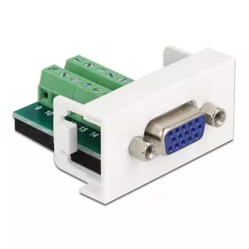 Módulo conector fêmea VGA para barra de terminais DeLOCK Easy 45 81346