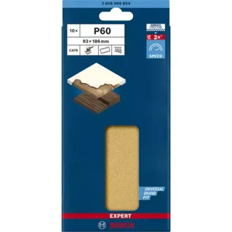 Bosch 2 608 900 854 ferramenta rotativa acessório de lixa/abrasivo madeira folha de lixa