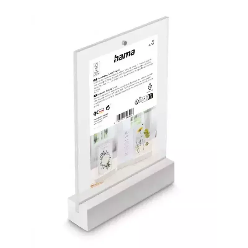 Moldura individual Hama Classic 00057743 Transparente Branco