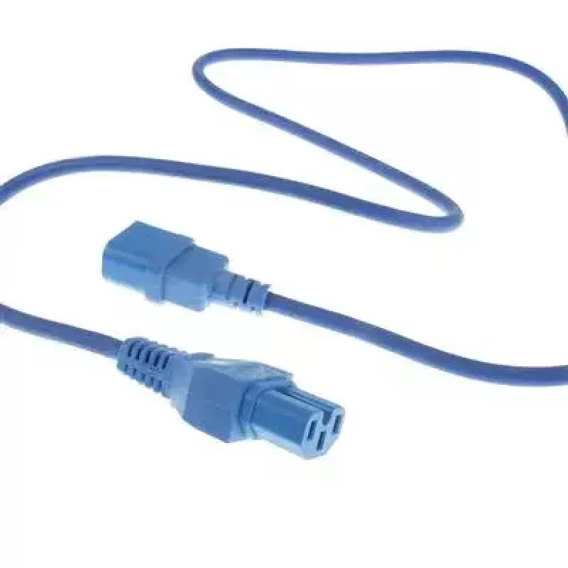 Cabo de alimentação ACT C14 - C15 azul 1,2 m IEC C14 250V 10A