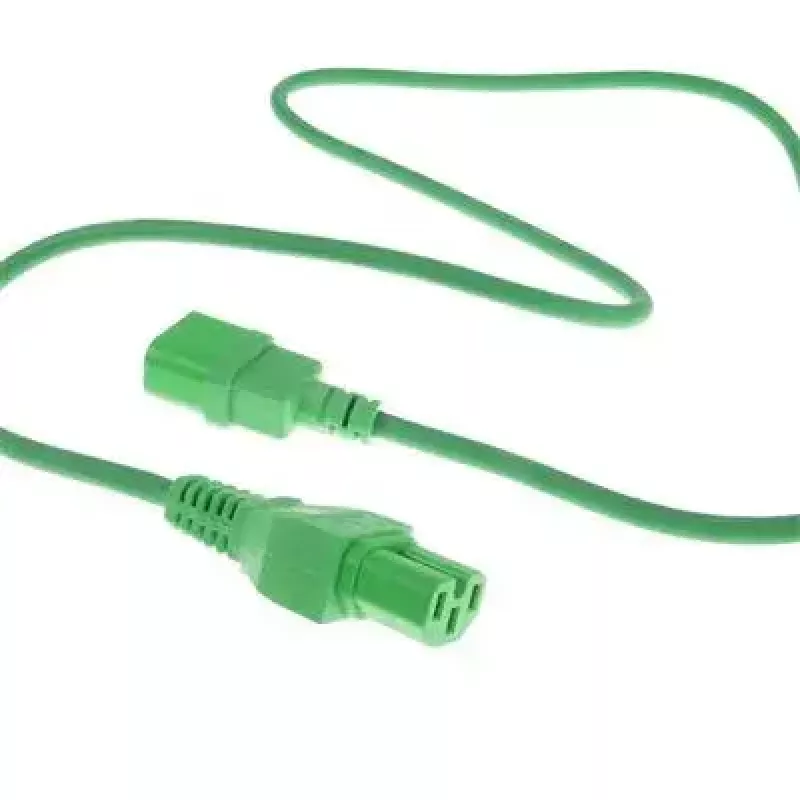ACT AK5310 cabo de alimentação C14 - C15, 2 m, verde