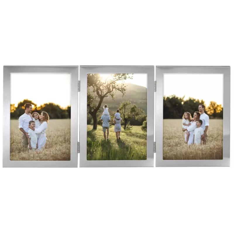 Hama 00193118 Moldura porta-fotografias moldura múltipla prateado