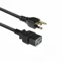 Cabo de alimentação ACT AK5445 preto 1,8 m conector fêmea C19