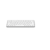 Hama WK-500 teclado multidispositivo, compacto, sem fios RF + Bluetooth, QWERTZ alemão, branco