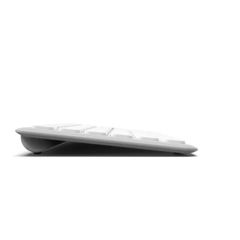 Hama WK-500 teclado multidispositivo, compacto, sem fios RF + Bluetooth, QWERTZ alemão, branco
