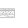 Hama WK-500 teclado multidispositivo, compacto, sem fios RF + Bluetooth, QWERTZ alemão, branco