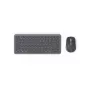 Conjunto teclado e rato Hama WKM-500 escritório/casa RF sem fios + Bluetooth QWERTZ alemão preto
