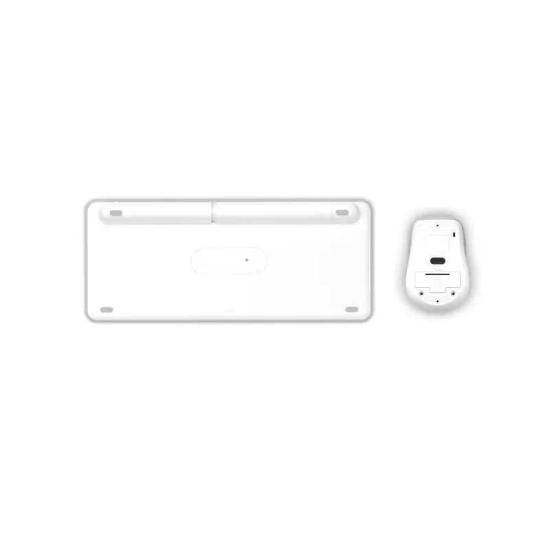 Hama WKM-500 Teclado e rato com Home USB + RF Wireless + Bluetooth QWERTZ Alemão cinzento, branco
