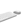 Hama WKM-500 Teclado e rato com Home USB + RF Wireless + Bluetooth QWERTZ Alemão cinzento, branco