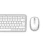 Hama WKM-500 Teclado e rato com Home USB + RF Wireless + Bluetooth QWERTZ Alemão cinzento, branco