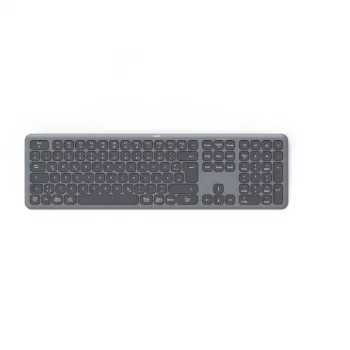 Hama WK-550 Teclado Home/Office RF Wireless + Bluetooth QWERTZ Alemão preto, cinzento-escuro