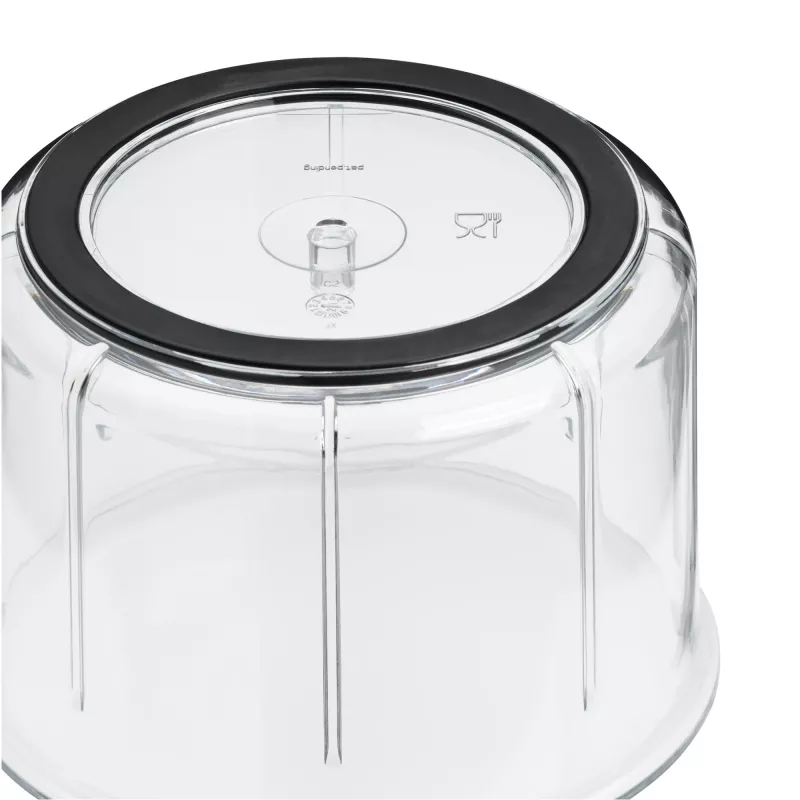 WMF Gourmet 18.7678.6040 picadora manual preto, transparente