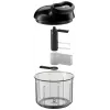 WMF Gourmet 18.7678.6040 picadora manual preto, transparente