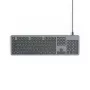Hama CK-400 Teclado Home/Office USB QWERTZ Alemão preto, cinzento-escuro