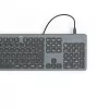 Hama CK-400 Teclado Home/Office USB QWERTZ Alemão preto, cinzento-escuro