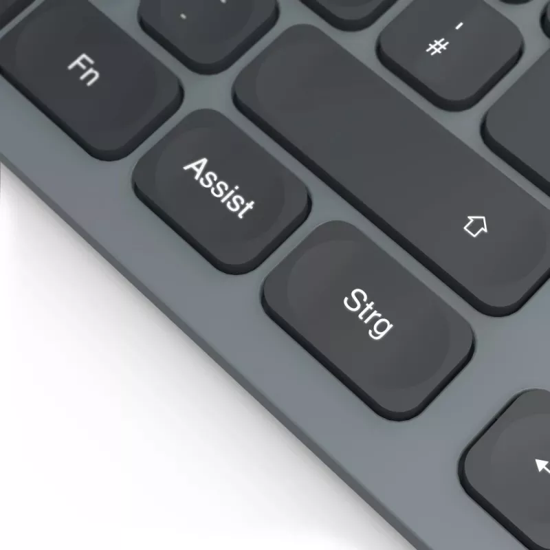 Hama CK-400 Teclado Home/Office USB QWERTZ Alemão preto, cinzento-escuro