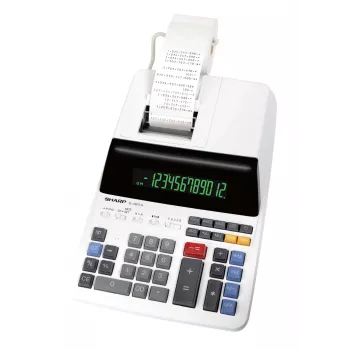 Sharp EL-2607LG calculadora de secretária com impressão preto, branco