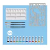 Conjunto de pintura aguarela Faber-Castell Creative Studio 18 peças multicolor