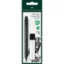 Borracha Faber-Castell Precision Pen borracha plástico preta, 1 unid.