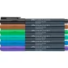 Marcador Faber-Castell Creative 6 unid. ponta bullet preto azul castanho verde turquesa violeta