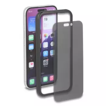 Película de proteção de ecrã Privacy Glass DELOCK para iPhone 17 — vidro temperado, anti-espião 4 vias, resistente a impactos e riscos, preta
