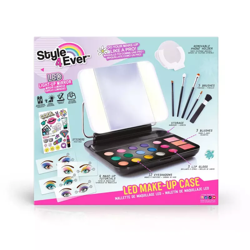 Conjunto de maquilhagem Canal Toys STYLE 4 EVER com iluminação LED