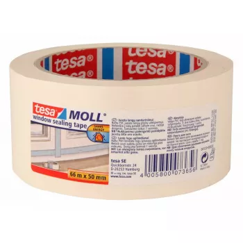 Fita de vedação Tesa 200-13403 66×50 mm — branca, 66 mm de largura, 50 m de comprimento