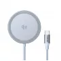 UGREEN MagFlow W753 Qi2 base de carregamento sem fios magnética, 25 W, prateado