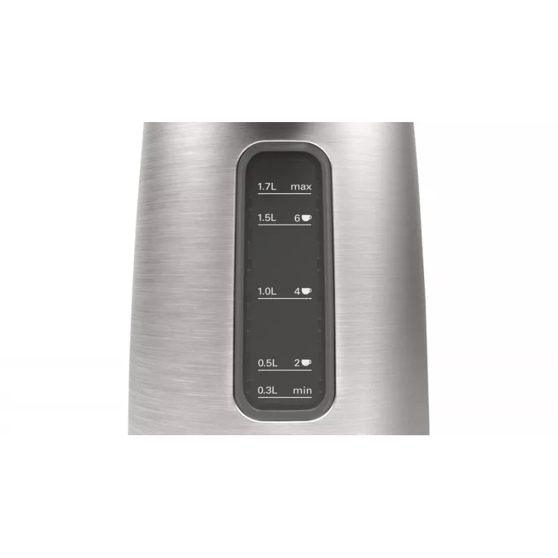Bosch TWK5P480 chaleira 1,7 L 2400 W preto, aço inoxidável