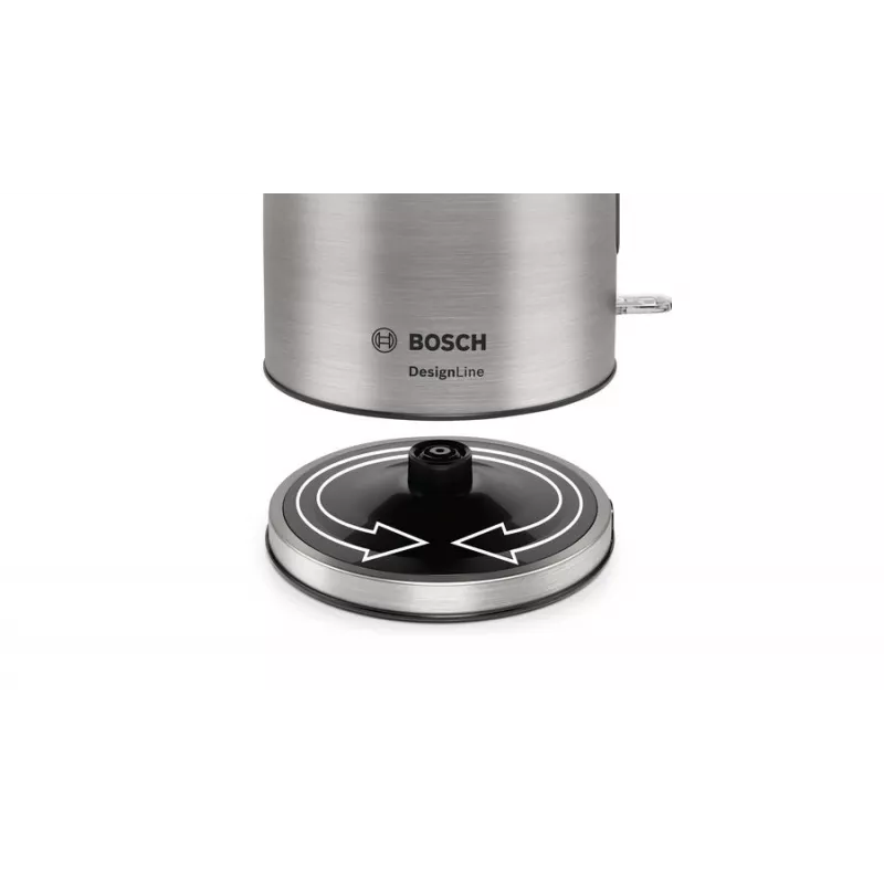 Bosch TWK5P480 chaleira 1,7 L 2400 W preto, aço inoxidável