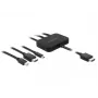 Adaptador de cabo de vídeo DeLOCK 85830 HDMI Type-A HDMI Mini DisplayPort USB Type-C preto