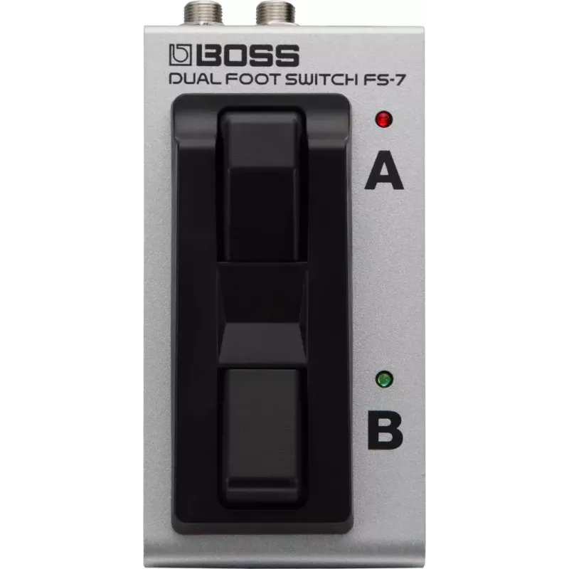 BOSS FS-7 pedal footswitch duplo, preto/prateado